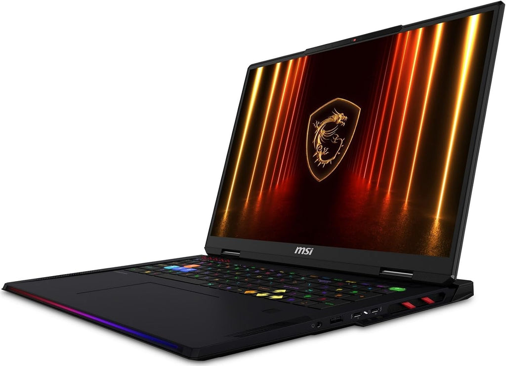 EXCaliberPC [2025] MSI Raider 18 HX AI A2XWJG-069US (Intel Core Ultra 9 285HX, 64GB DDR5 RAM, 2TB NVMe SSD, NVIDIA GeForce RTX 5090, 18' UHD+ mini LED, Windows 11 Pro) Gaming Laptop