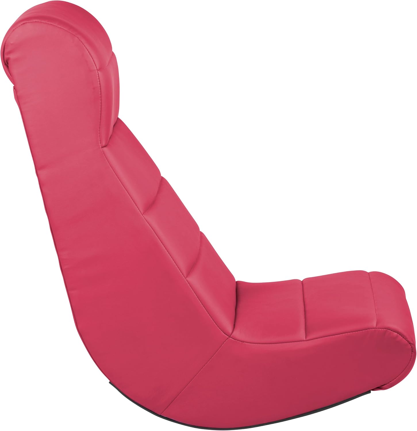 FDP Horizontal Floor Rocker, Lightweight Video Rocker for Kids and Teens, Ergonomic Chair for Reading, Gaming, Watching TV - Raspberry, 10489-RS