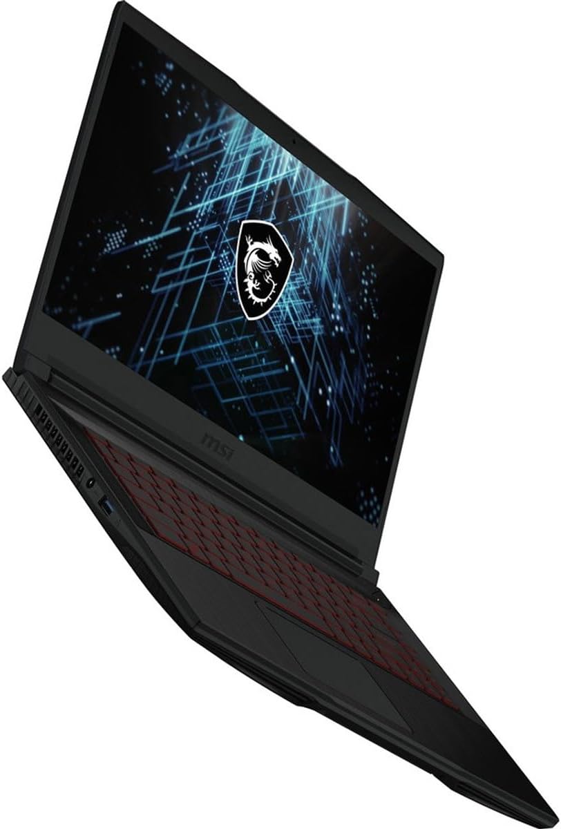MSI Thin GF63 12UCX-2043US 15.6' Full HD 144Hz Gaming Laptop, Intel Core i5-12450H 2.0GHz, 8GB RAM, 512GB SSD, NVIDIA GeForce RTX 2050 4GB, Windows 11 Pro, Black