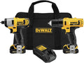 DEWALT 12V MAX Impact Driver and Drill Combo Kit with Battery and Charger Included (DCK211S2)