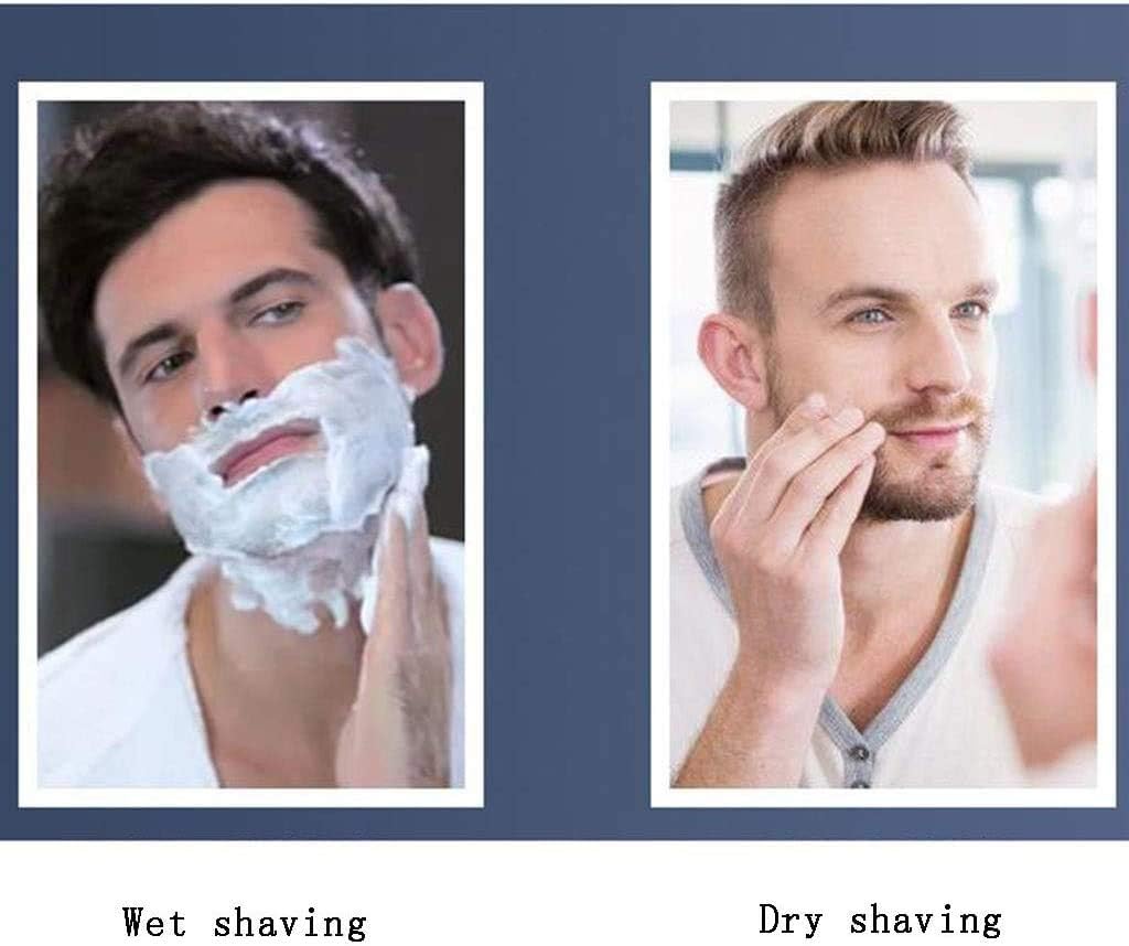 Electric Shaver- Rotary Razor Men Cordless Beard Trimmer Wet Dry Shaver Waterproof, Full Body Wash Beard Razor Smart Rechargeable Shaver