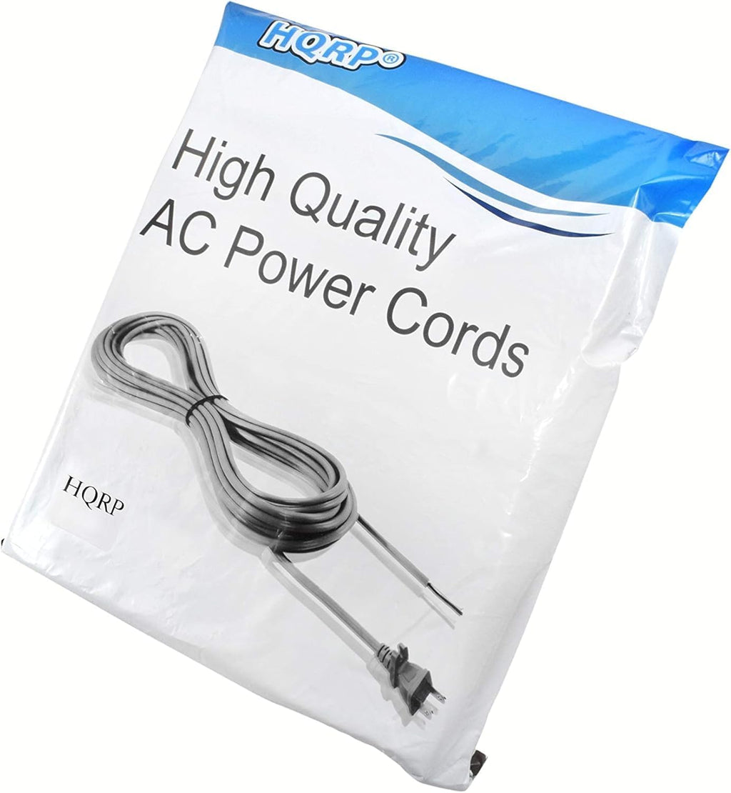 HQRP 10-Pack AC Power Cord Compatible with Dyson DC27 Upright Vacuum Cleaner 915741-06 DC-27 Mains Cable DC 27 Total Clean, DC27 HSN Exclusive, DC-27 Mail Order Exclusive