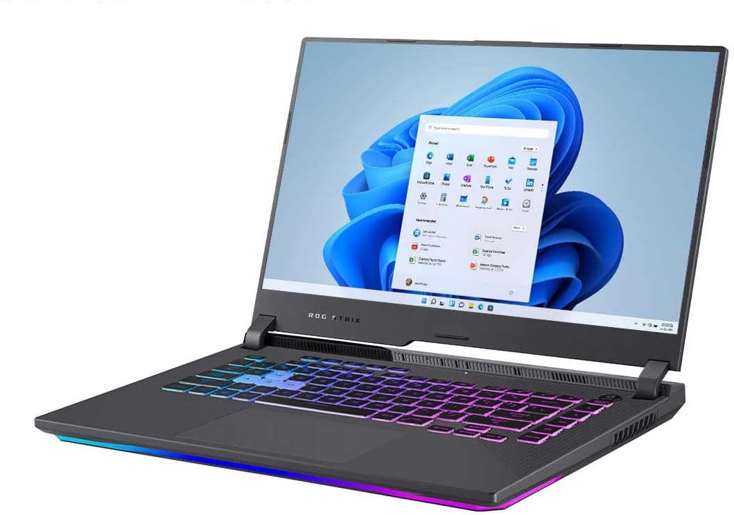 ASUS ROG Strix G15 Gaming Laptop AMD Ryzen 7 4800H 8-Core NVIDIA GeForce RTX 3060 6GB GDDR6 15.6' 144Hz FHD IPS Display 16GB DDR4 512GB SSD Wi-Fi 6 Backlit Keyboard 720p HD Camera Win10 Home