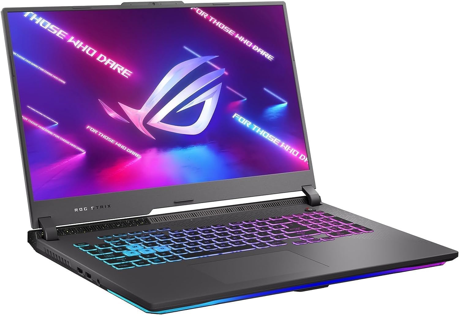 ASUS ROG Strix G17 G713 Gaming Laptop 17.3' WQHD IPS 240Hz AMD 12-Core Ryzen 9 7845HX (Beat i9-12900H) 32GB DDR5 2TB SSD GeForce RTX 4060 8GB Type-C RGB Backlit Fast Charging Win11 Black + HDMI Cable