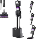 Eureka Cordless Vacuum Cleaner Lightweight, Stick Vacuum Rechargeable for Hardwood, Pet Hair, Blue w/Clean Station, Stylus Elite NEC490SE