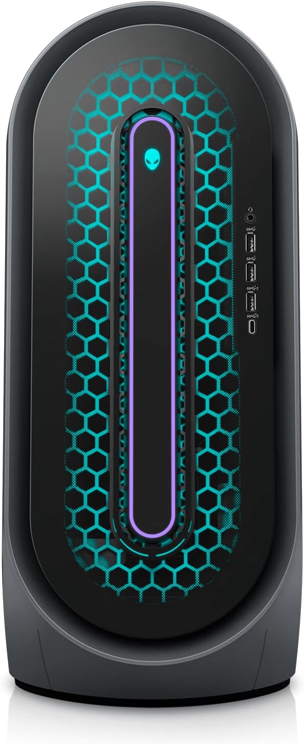 Alienware Aurora R15 Gaming Desktop - Intel Core i9-13900F, 32GB DDR5 RAM, 1TB SSD, NVIDIA RTX 4070 Ti GDDR6X, Liquid Cooling, Windows 11 Home - Dark Side of The Moon