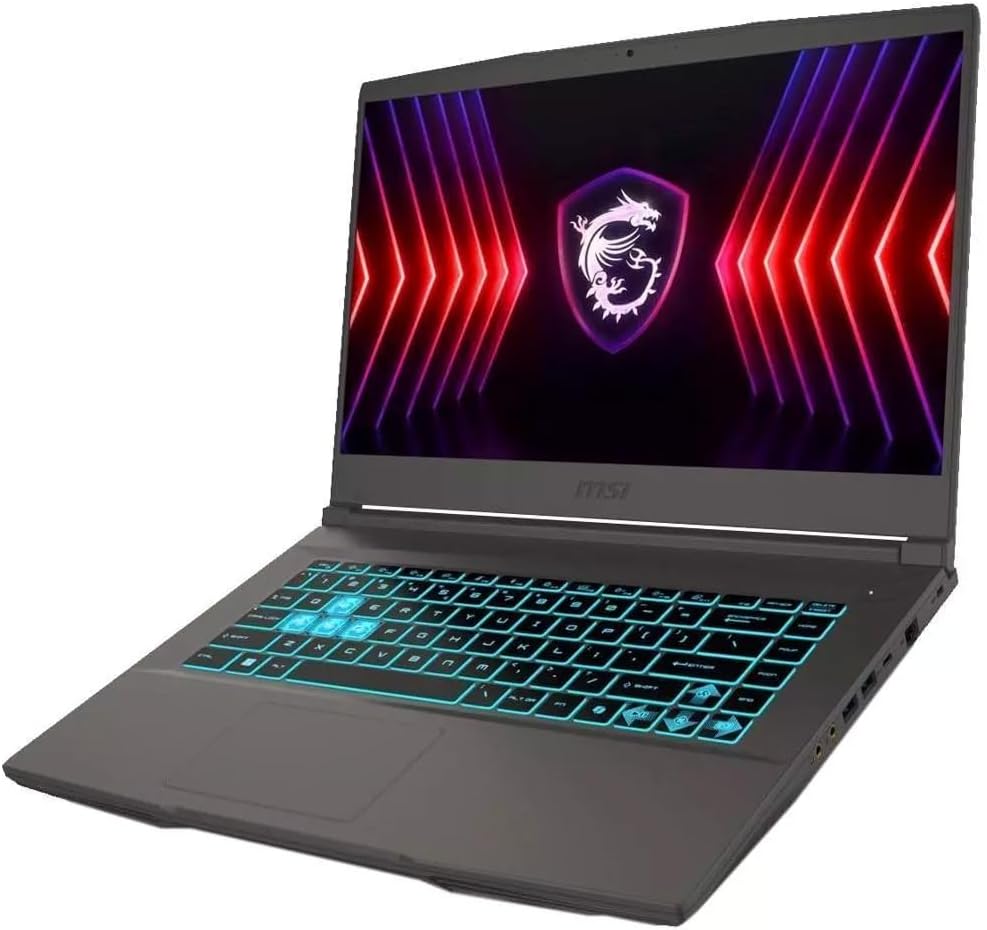 msi Thin 15 Gaming Laptop – Ryzen 9 8945HS (Beats i9-13900H) • RTX 4060 DDR6 • 15.6' 144Hz Display • Wi-Fi 6E • w/MS Office Lifetime, External DVD Drive • Win 11 Pro (64GB DDR5 RAM, 1TB SSD)