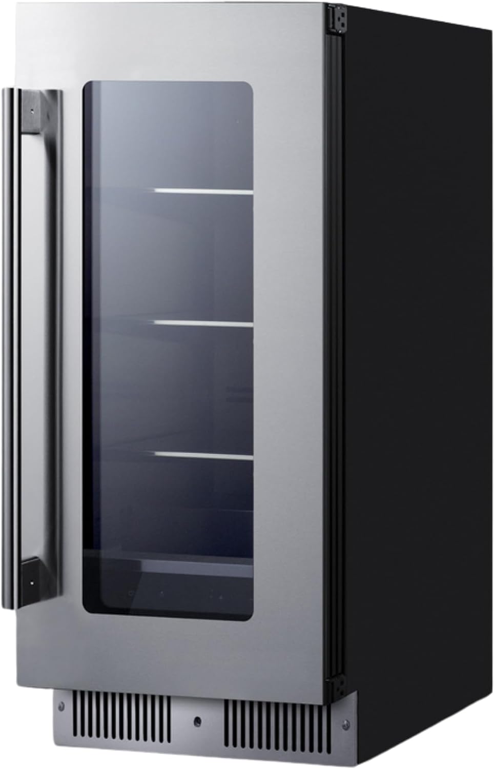 Summit 15' Built-In Beverage Center, Shallow 18' Depth Refrigerator, Commercially Approved, Stainless Steel - SDHG1533