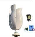 3000W Wind Turbine Generator Kit 12v 24v 48v Tulip Type Wind Generator Free Energy Windmill Vertical Axis Wind Turbine Generator Home Use Three Phase Generator(48V)