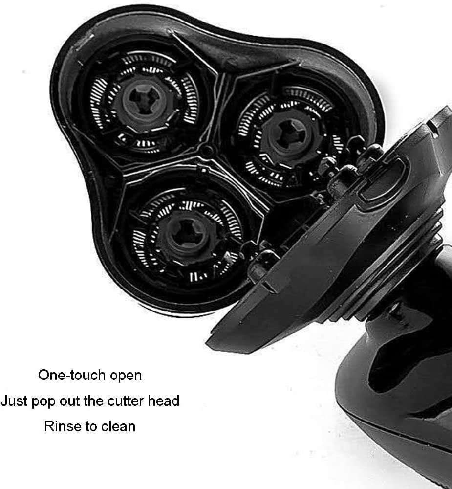 JYYBN Smart 4D Shaver Multifunctional Electric Shaver Rechargeable Shaver Full Body Wash Shaver Men's Beard Shaver