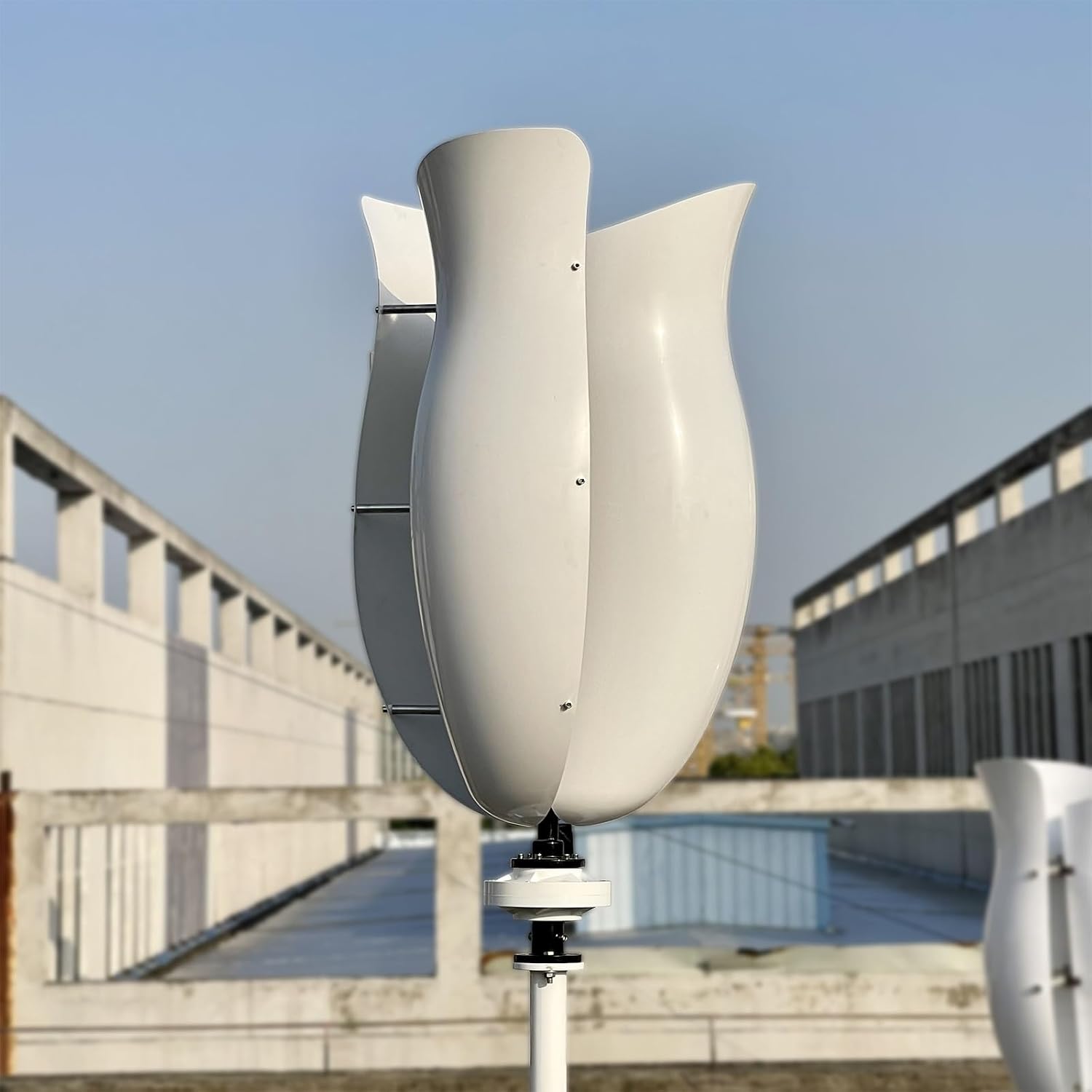 3000W Wind Turbine Generator Kit 12v 24v 48v Tulip Type Wind Generator Free Energy Windmill Vertical Axis Wind Turbine Generator Home Use Three Phase Generator(48V)