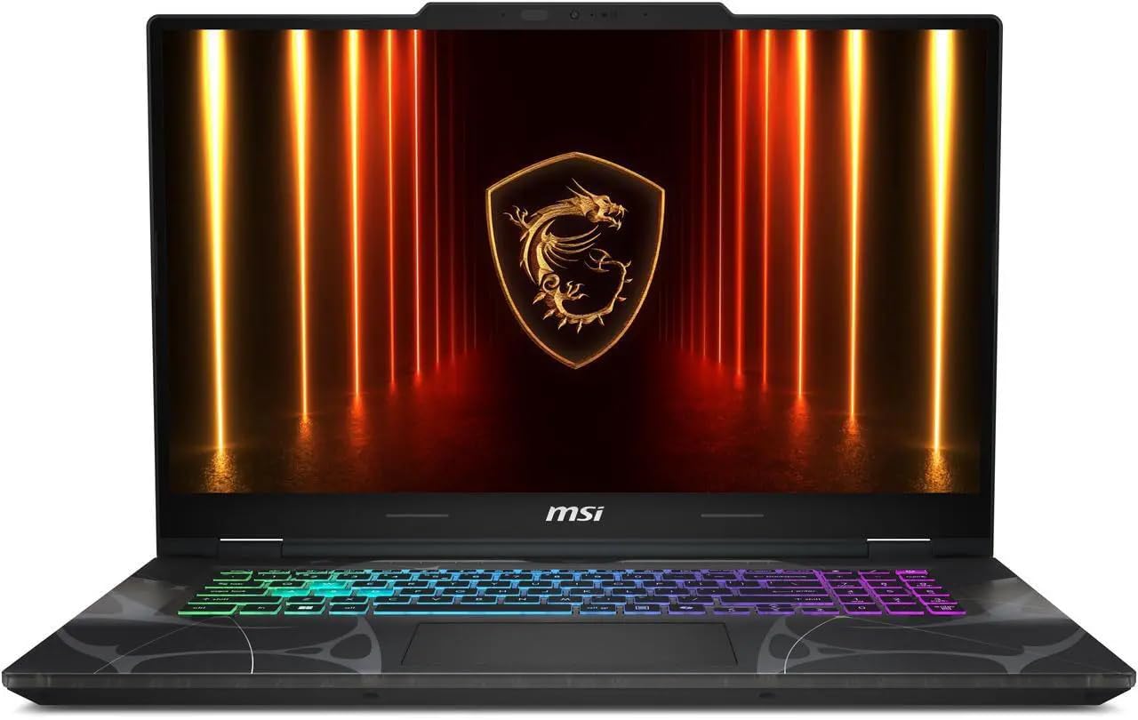 msi Gaming Laptop: 17.3' FHD 1920x1080 144Hz • Intel Core 7 240H • 64 GB DDR5 SDRAM • 4 TB NVMe SSD • W11H • Wi-Fi 6E Numeric Keypad NVIDIA GeForce RTX 5060