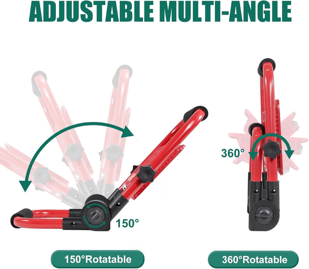 HYCHIKA 18 V Max Cordless Impact Wrench, 30W LED Work Light, 2-Tool Power Tool Set Combo Kit