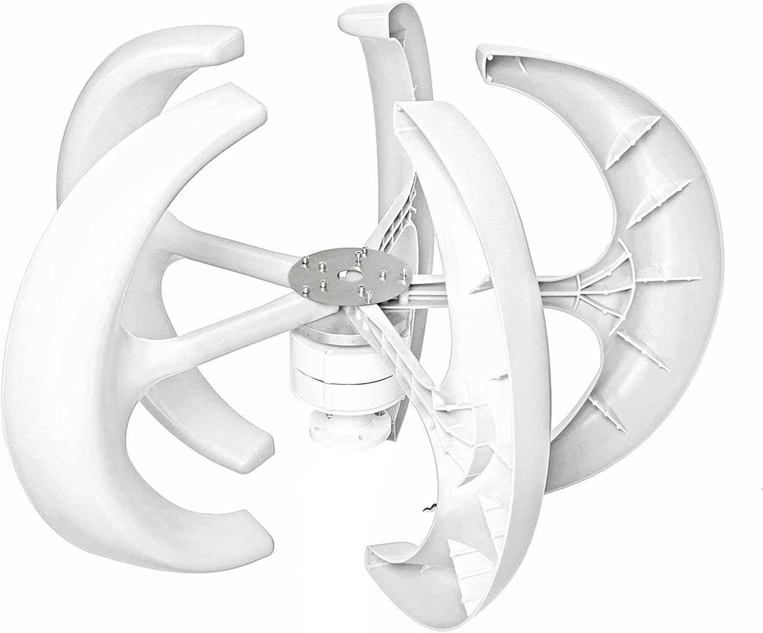 with Controller Vertical Axis Wind Generator 3000W, 12V 24V Wind Turbines Generator for Home Hybrids Streetlight