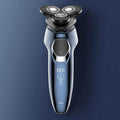 Electric Shaver- Rotary Razor Men Cordless Beard Trimmer Wet Dry Shaver Waterproof, Full Body Wash Beard Razor Smart Rechargeable Shaver