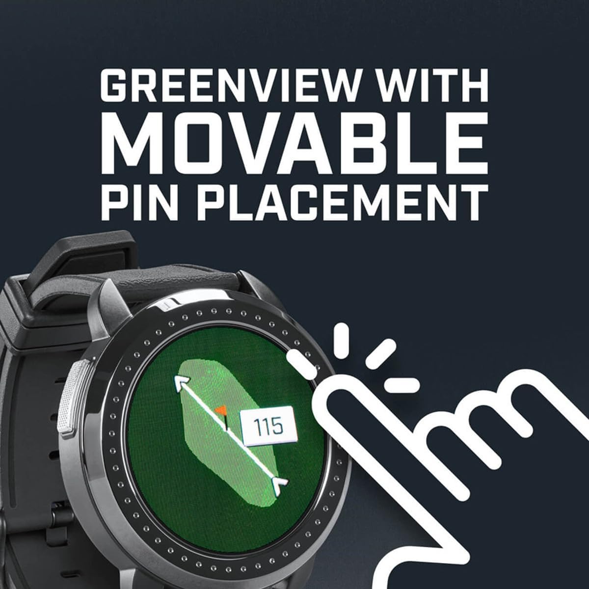 Bushnell Golf iON Elite GPS Smartwatch (Black) | 38,000 Courses, Slope Compensation, Hazard Info, Color Touchscreen, Distance Calculator, Magnet Mount, Scorekeeping | Signature Series Power Bundle