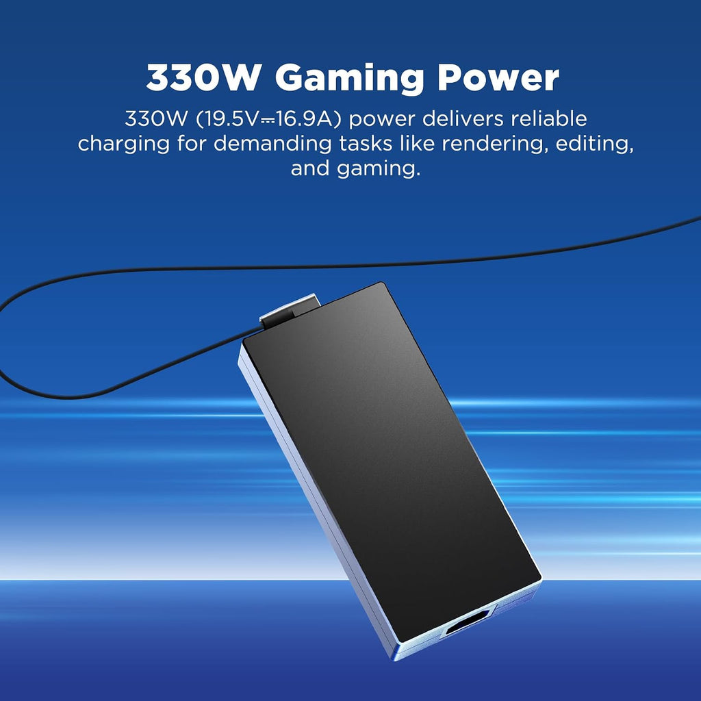 Innergie T33 330W 300W 280W Gaming Laptop Charger Power Adapter Compatible with Most Laptop Brands. (Delta Electronics)