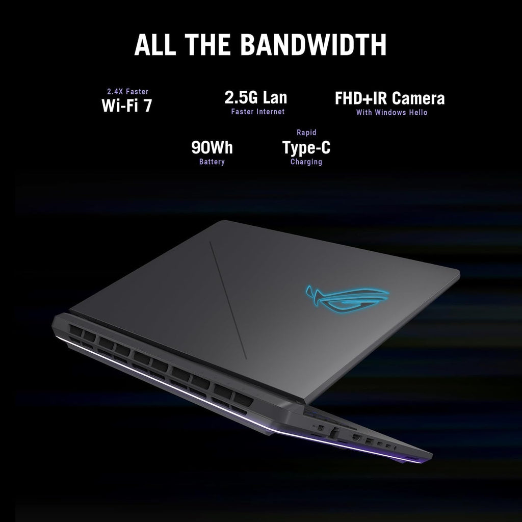 ASUS ROG Strix G16 (2025) Gaming Laptop, 16' FHD+ 165Hz/3ms ROG Nebula Display, Intel Core i7-14650HX, NVIDIA GeForce RTX 5060(>4070), 32 GB DDR5 RAM, 1 TB SSD, Wi-Fi 7, RGB Keyboard, Windows 11 Pro