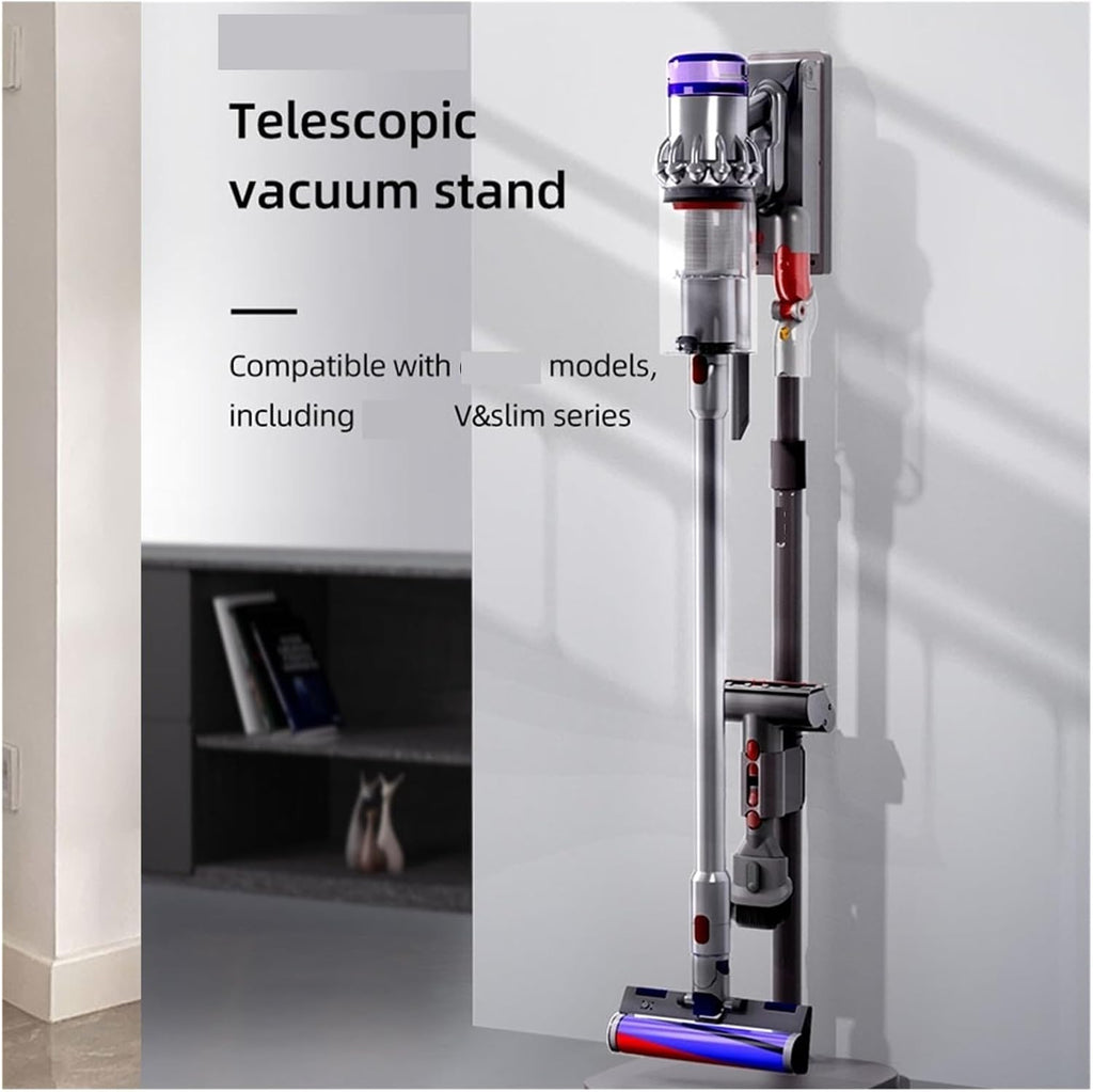 AgaShi Freestanding Stable Aluminum Alloy，Vacuum Stand Storage Bracket Rack，Compatible for Dyson