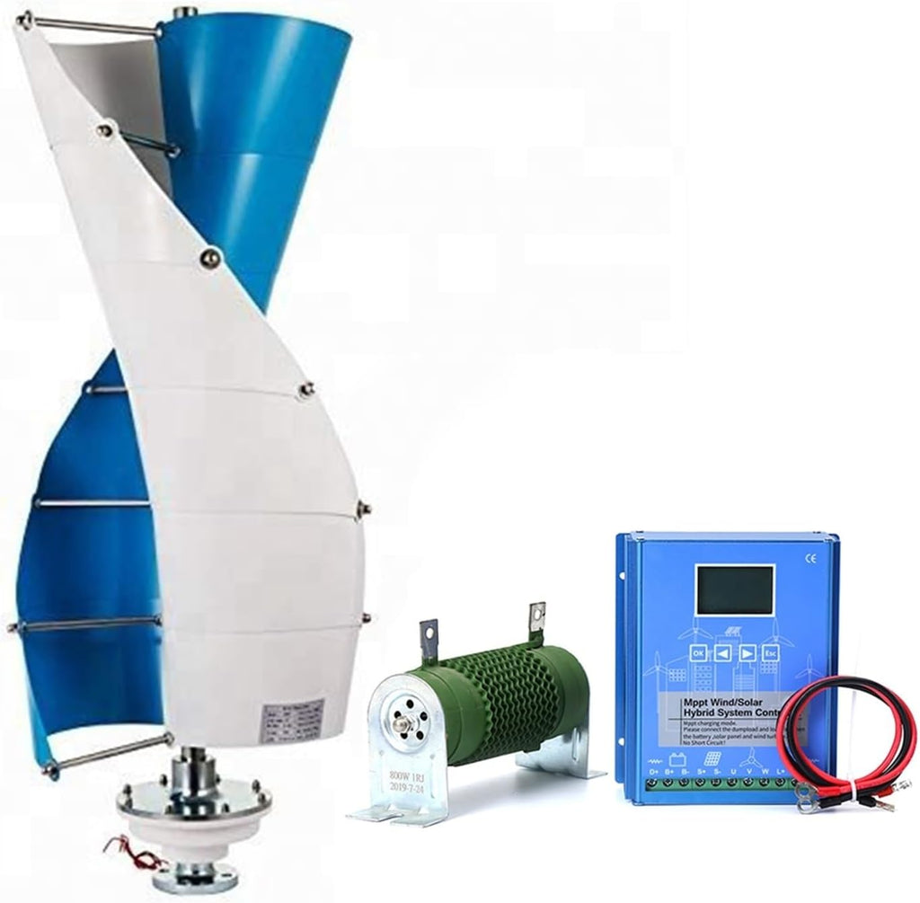 3000W Wind Turbine Generator Kit 12V 24v 48v 96v 120v Free Energy Windmill Vertical Axis Wind Turbine Generator Home Three Phase Generator Maglev Breeze Start(48V)