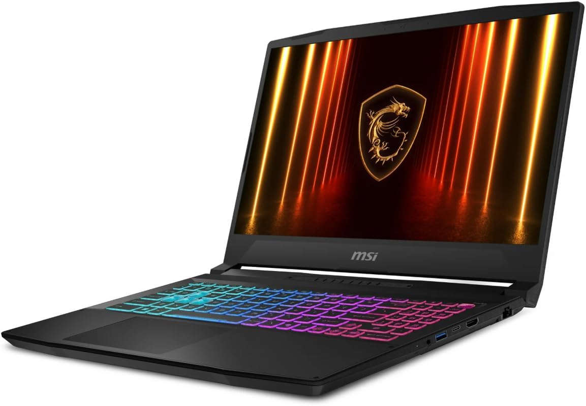 msi Katana 15.6 inch 144Hz Gaming Laptop Intel Core i7-14650HX NVIDIA GeForce RTX 5050 16GB DDR5 512GB SSD Black