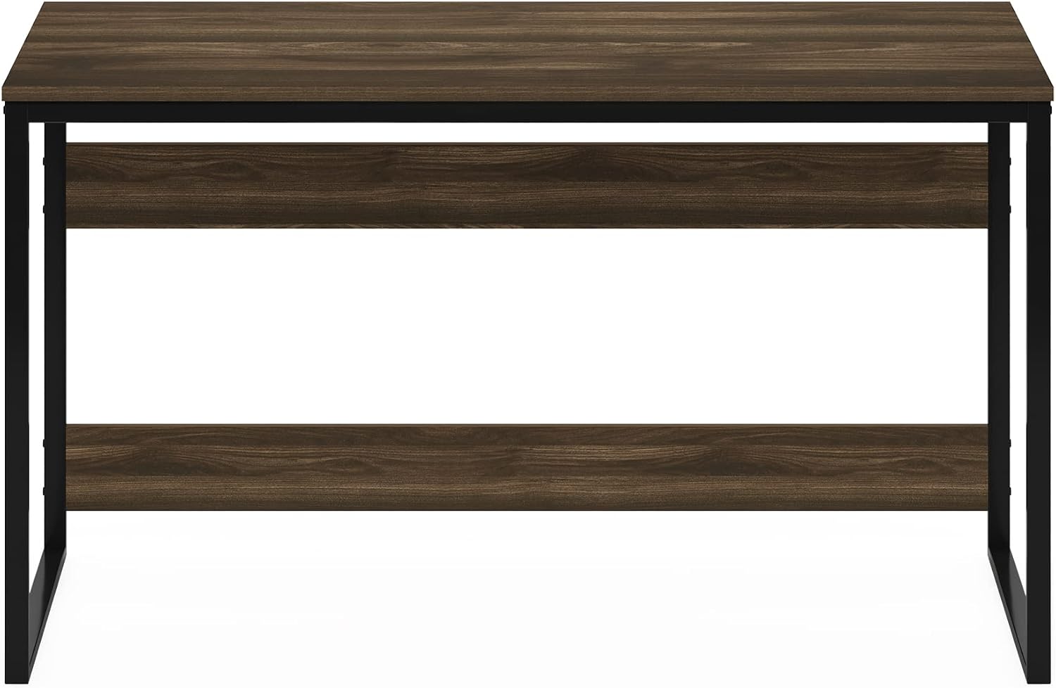 Furinno Moretti Modern Lifestyle Enhanced Study Desk 52 Inch, 52-Inch, Columbia Walnut