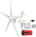 12V 24V 48V Wind Turbine Generator Kit 3000W Windmill with MPPT Controller Inverter Kit Wind and Solar Hybrid Power Generation System (Color : 24V)