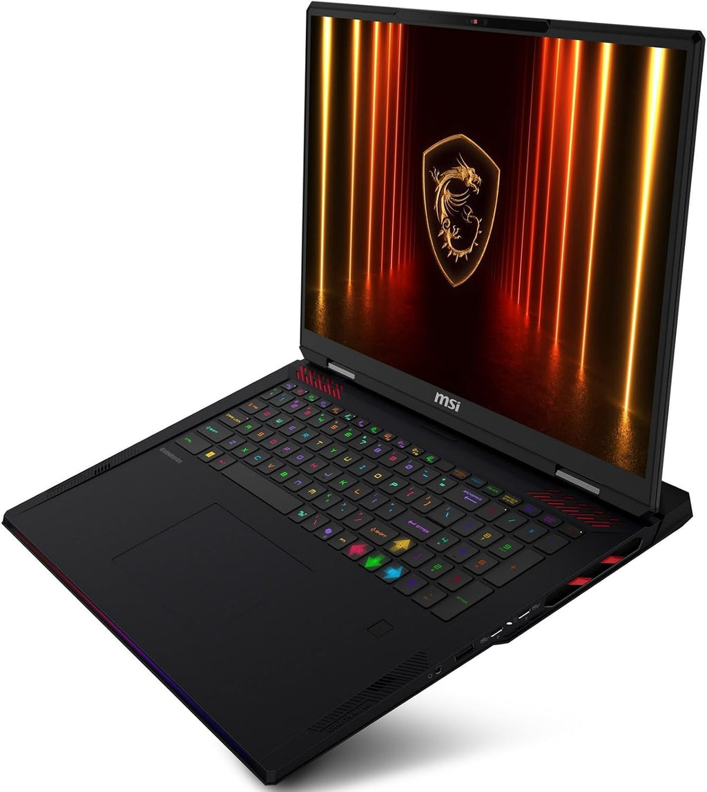 EXCaliberPC [2025] MSI Raider A18 HX A9WIG-082US (AMD Ryzen 9 9955HX3D, 32GB DDR5 RAM, 2TB NVMe SSD, NVIDIA GeForce RTX 5080, 18' UHD+ 120Hz, Windows 11 Pro) Gaming Laptop