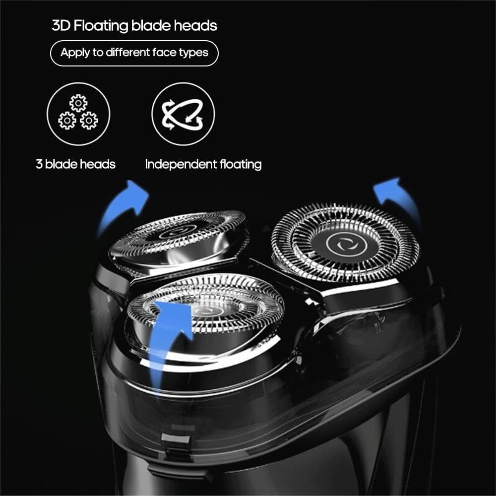 Electric Razor for Men, Electric Shaver For Men Full Body Washable Rechargeable Beard Trimmer Shaving Machine Electric Razor