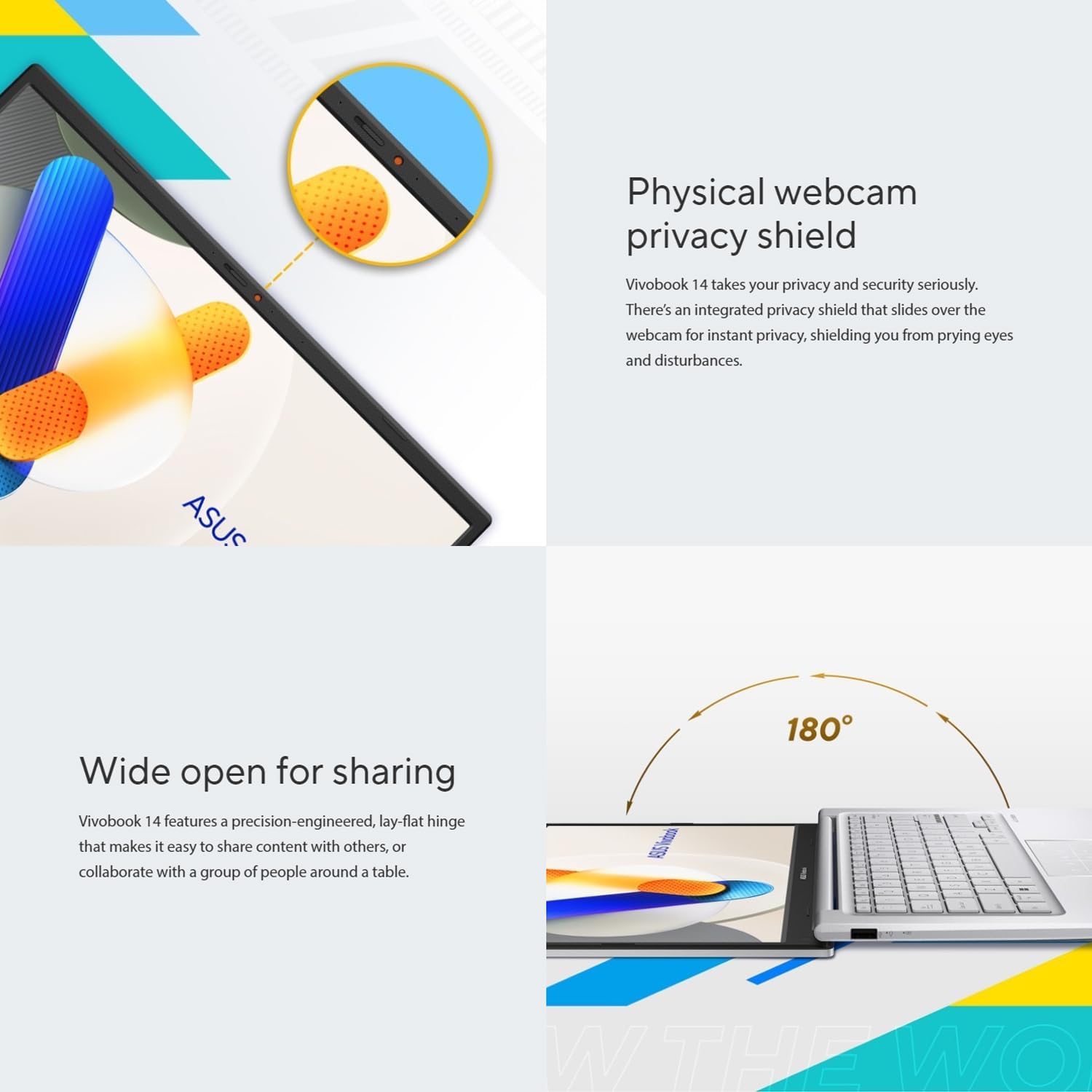 ASUS VivoBook Laptop | Intel 13th Generation 6 Core Processor Up to 4.5GHz (Beat i7-1195G7) | 40GB RAM | 2TB PCIe SSD | 14' FHD Display | Bluetooth | HDMI | Thin & Light | Windows 11