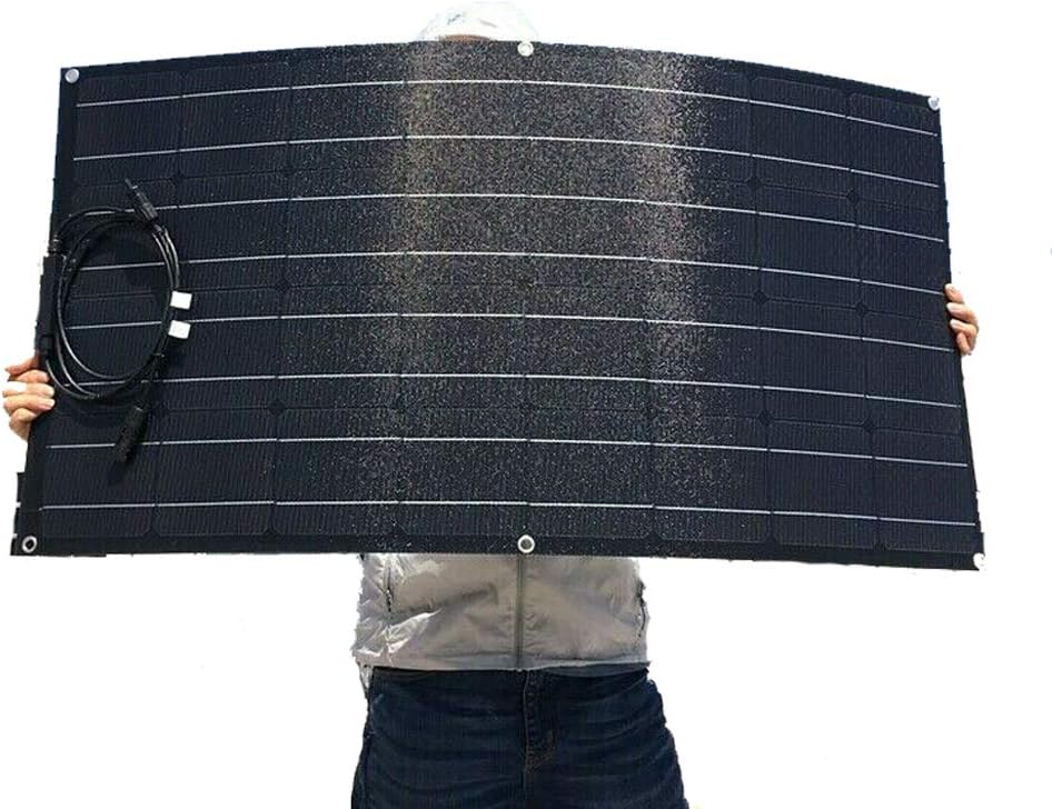 3000W 48V Solar Wind Hybrid System with 3000W Power Inverter: 20pcs 100W Flexible Solar Panel (Honeycomb Surface) + 1000W Wind Turbine Generator + 40A MPPT Charge Controller + Cables