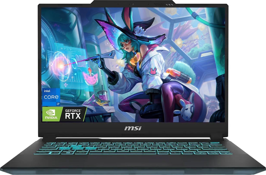 msi Cyborg 14 Gaming Laptop, 14' 144Hz FHD IPS Display, 10-Core Intel Core i7-13620H, NVIDIA GeForce RTX 4060, 32GB DDR5 RAM, 1TB PCIe SSD, Backlit Keyboard, HDMI, USB-C, Win 11 P, w/BWE Accessories