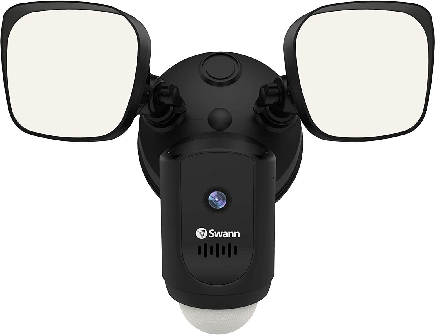 Swann Wi-Fi 1080p Waterproof Motion Activated FloodLight Camera with Night Vision, Heat Sensing, 2-Way Talk, Dimmable 2400 Lumens, Wide 125 Degree Viewing, Free Cloud & Local Recording