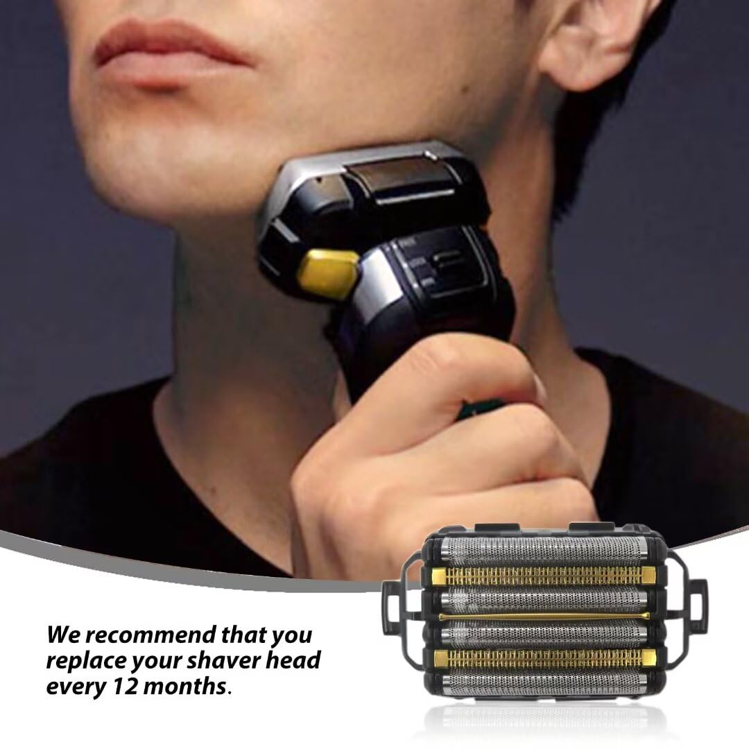 Performance Men Face Hair Shaving Set New Shaver Head Razor Blade Part Fits for Panasonic ARC6 Shavers ES-LS9A-K and ES-LS8A-K HaeKap Upgraded Replacement