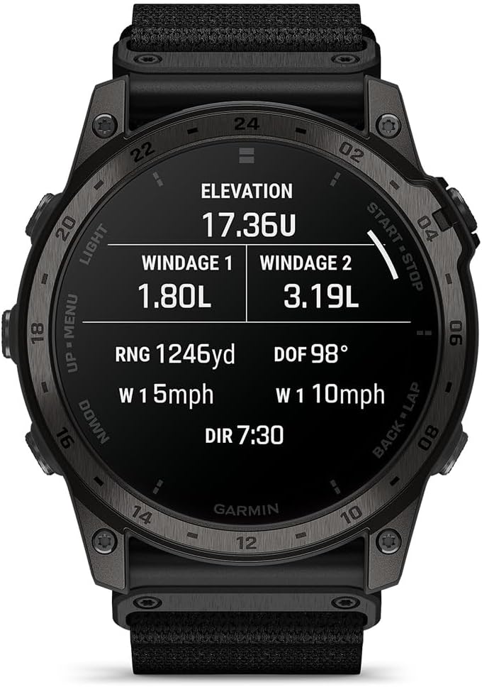 Garmin tactix 7 AMOLED Edition Tactical Military GPS Smartwatch | Touchscreen, Stealth Mode, Flashlight, Multicontinent Mapping, Weather, Health Metrics, with Signature Series Power Bundle