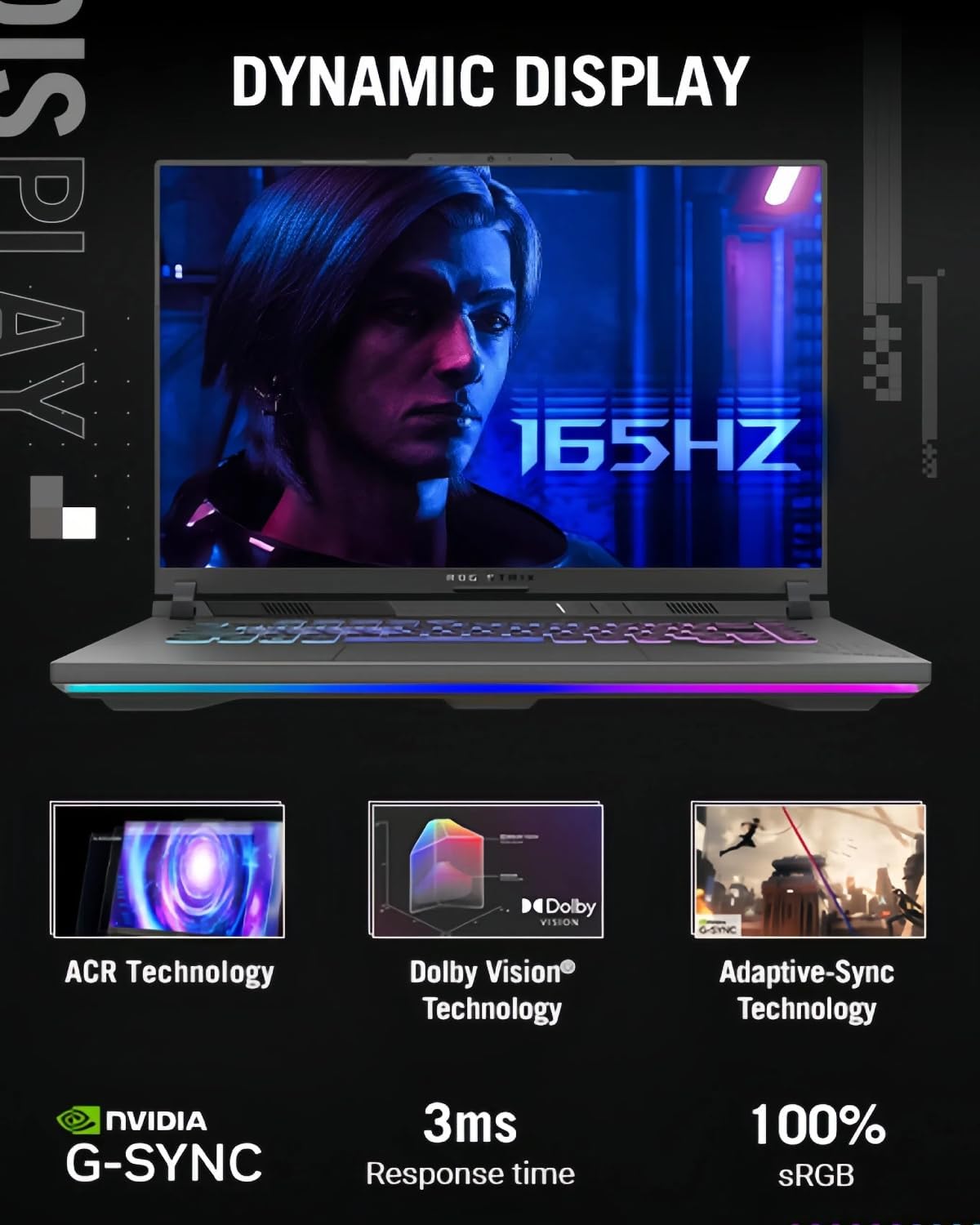 ASUS ROG Strix G16 Gaming Laptop - NVIDIA GeForce RTX 5070 Ti, 16' 165Hz FHD+, AMD Ryzen 9 8940HX (up to 5.2 GHz), Win11 Pro, Backlit KB, Wi-Fi 6E, w/Accessoires (32GB DDR5 RAM, 2TB SSD)