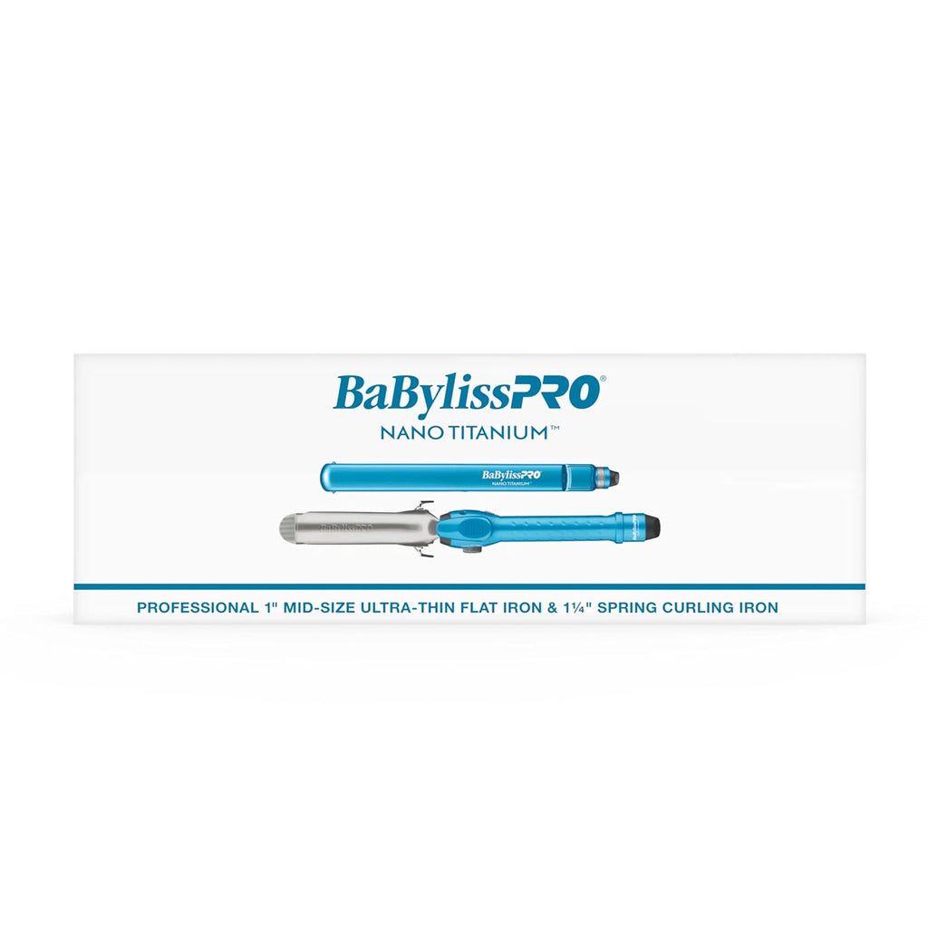 BaBylissPRO 1' Ultra Thin Flat Iron, Hair Straightener, Shorter Plates