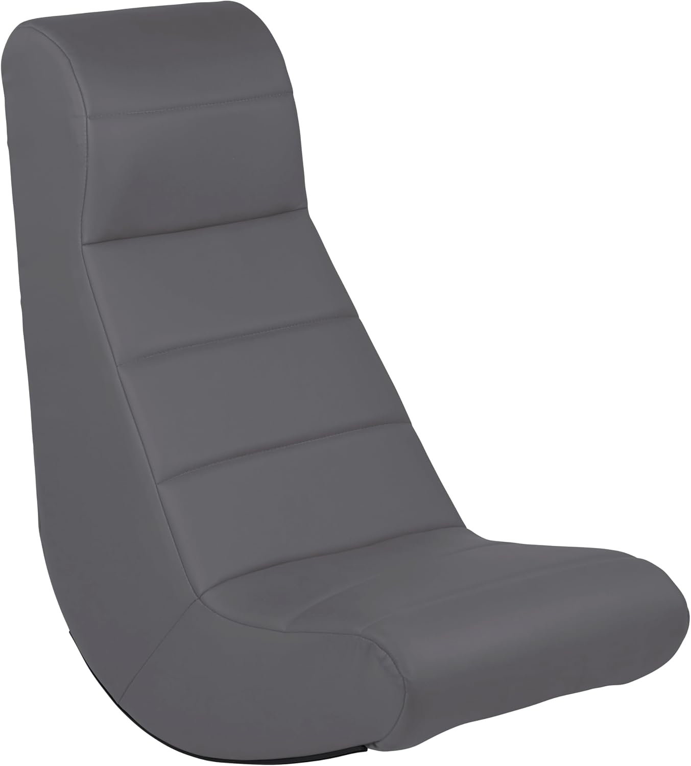 FDP Horizontal Floor Rocker, Lightweight Video Rocker for Kids and Teens, Ergonomic Chair for Reading, Gaming, Watching TV - Dark Gray, 10489-DG