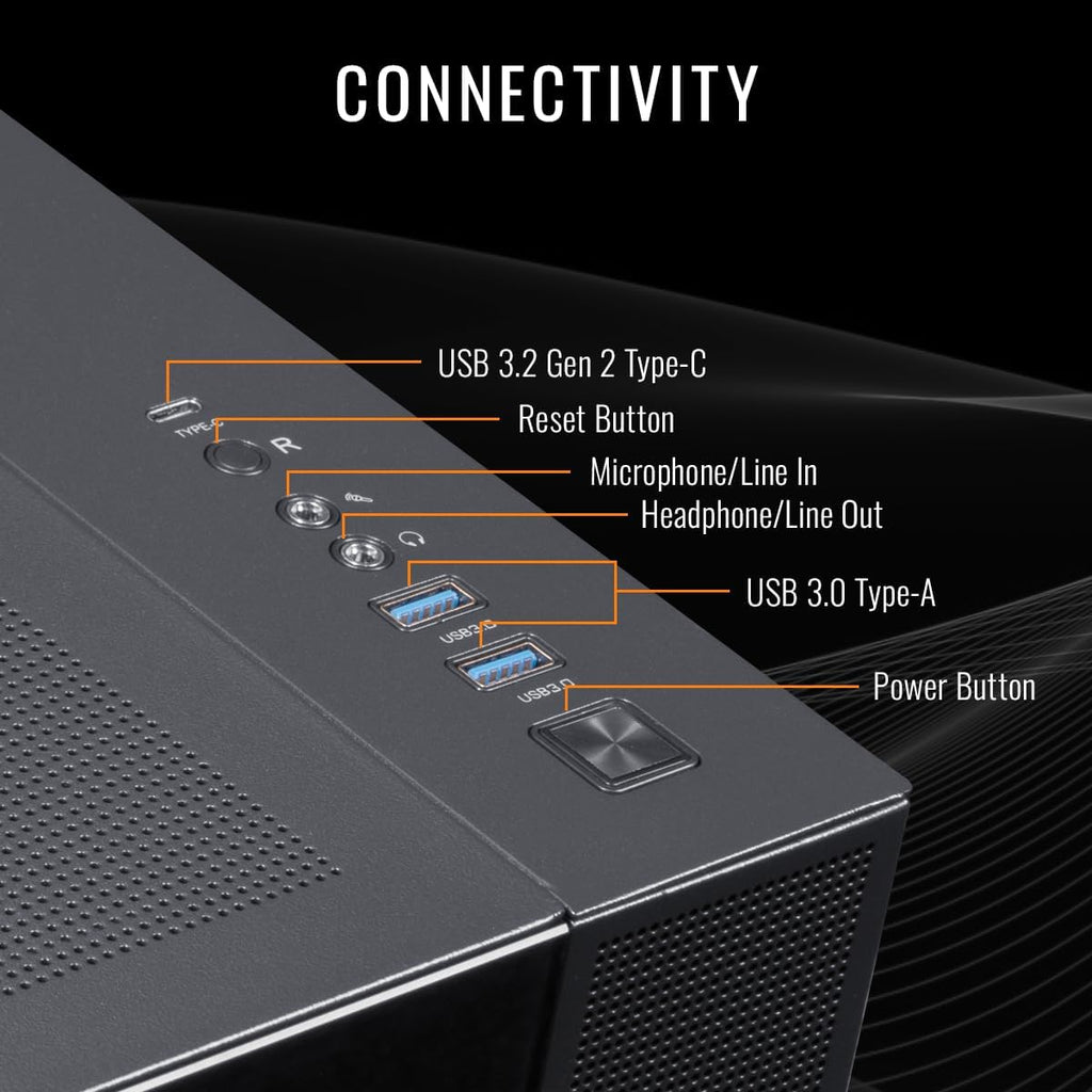 Thermaltake LCGS View 7870T-380 Gaming Desktop (AMD Ryzen™ 7 7800X3D, ToughRam 32GB DDR5 6400MT/s RGB Memory, NVIDIA® GeForce RTX™ 5070 Ti, 2TB NVMe M.2, WiFi, Windows 11) V38B-B850-57T-LCS