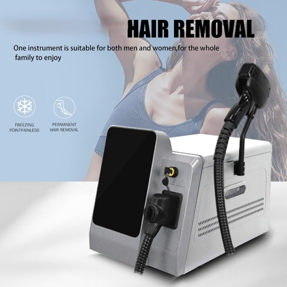 Ice Point Painless Hair Removal Device, A Home Full Body Hair Removal Instrument, Men and Women, with a Smart Touchscreen Machine