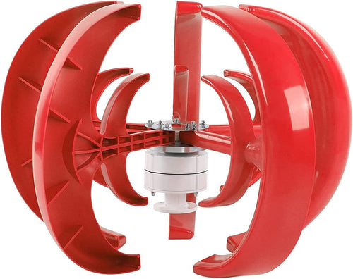 1000W-3000W Vertical Wind Turbine Generator, 110V/ 220V Free Energy Magnetic Generator Small Wind Generator Home Use (White)