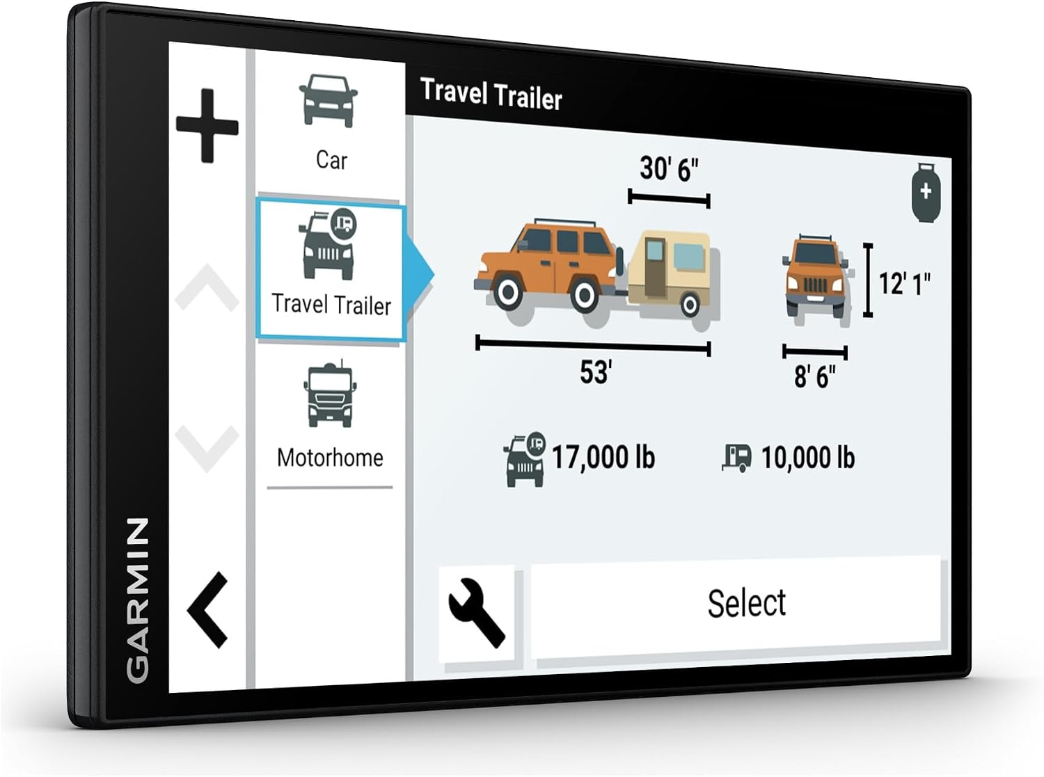 Garmin RV 795, Large, Easy-to-Read 7' GPS RV Navigator, Custom Routing, High-Resolution Birdseye Satellite Imagery, Directory of Parks and Services, Access Live Traffic and Weather