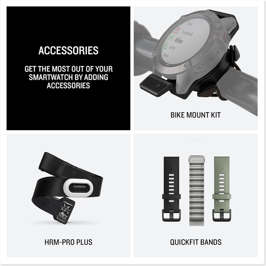 Garmin tactix® 8 51mm, AMOLED Display, Premium Tactical GPS Smartwatch, Includes Applied Ballistics Ultralight™ Solver