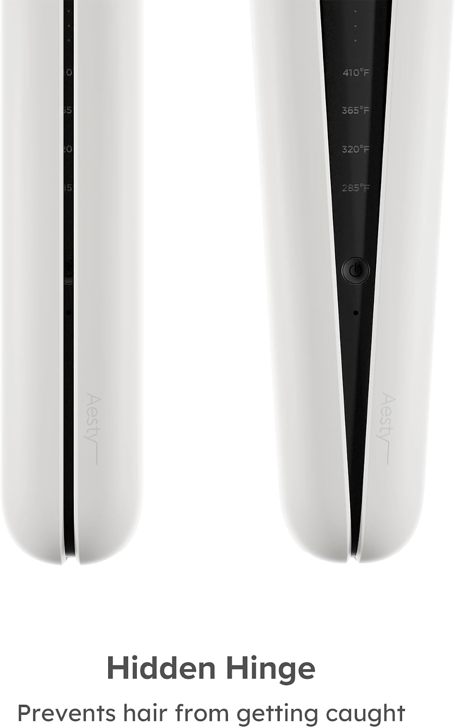 Aesty Dual Heater Titanium Flat Iron w/Charging Cradle - Professional Cordless Styler, Wireless Premium Straightener, Portable Tool for All Hair Types, 1-Pass Styling, Straightening and Curling