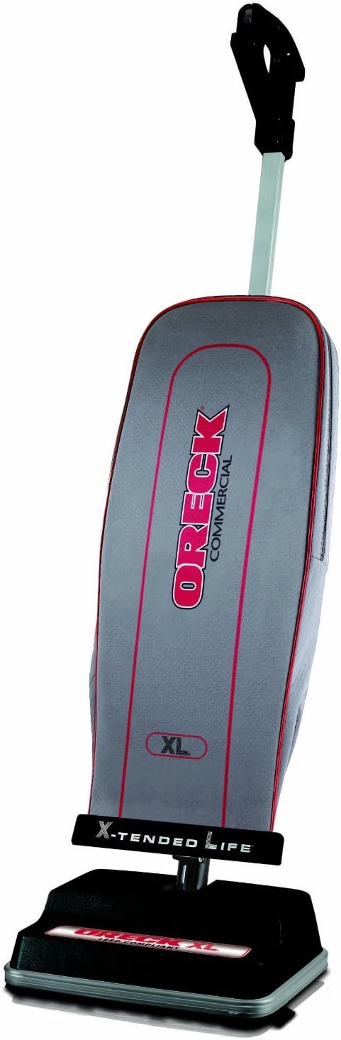 Oreck Commercial U2000RB2L-1 LEED-Compliant Upright Vacuum,Gray/Black, 9.25'D x 47.75'H x 12.5'W
