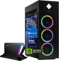 HP OMEN 45L GT22 RTX 5090 Gaming Desktop, Intel Ultra 9 285K, NVIDIA RTX 5090, 64GB DDR5 RAM, 2TB SSD, RGB Light Studio & Gaming Hub,Wi-Fi 6, W11H, Bundle with Lexar SL660 512GB Portable SSD