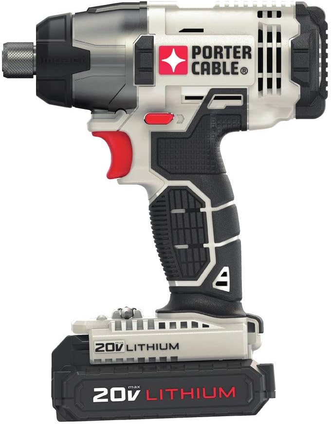 PORTER CABLE PCCK604L2 20V MAX 2-Tool Cordless Drill/Driver and Impact Driver Combo Kit