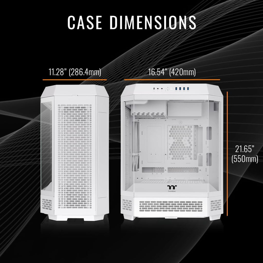 Thermaltake Reactor 9880S Gaming Desktop (AMD Ryzen™ 7 9800X3D, ToughRam 32GB DDR5 6400MT/s RGB Memory, NVIDIA® GeForce RTX™ 5080, 2TB NVMe M.2, WiFi, Windows 11) T6WT-X870-580-LCS