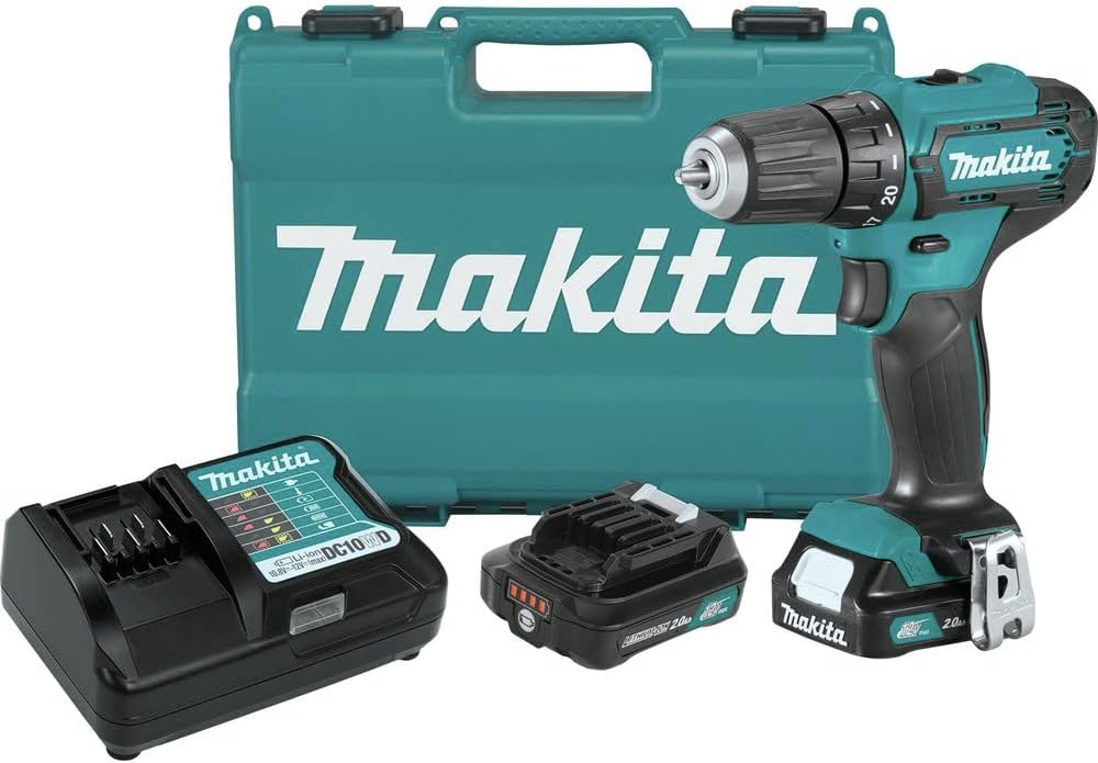 Makita FD09R1 12V max CXT® Lithium-Ion Cordless 3/8' Driver-Drill Kit (2.0Ah)