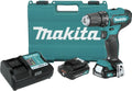 Makita FD09R1 12V max CXT® Lithium-Ion Cordless 3/8' Driver-Drill Kit (2.0Ah)
